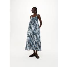 Warped Tiger Rhea Dress, Blue/Multi
