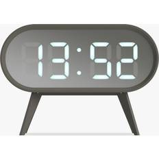 Alarm Clocks Newgate Space Hotel Cyborg LED Digital Alarm Clock Grey