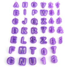 Shein 40pcs Alphabet Number Shaped Cookie Utstickare