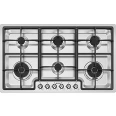 Smeg Hobs Smeg PGF962 Classic 90cm Ultra Low Profile STEEL