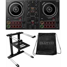 DJ Players Pioneer DDJ-200 2-Deck Portable Smartphone Starter DJ Controller w Laptop Stand