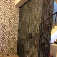 Shein Silver Shimmer Curtain For Bedroom Living Room Door Partition