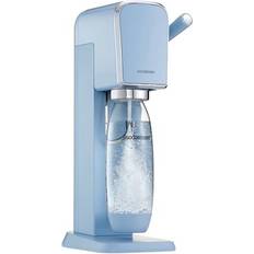 Macchine per Bibite SodaStream Gasatore Art Con Bottiglia In Pet Lavabile In Lavastoviglie e Cilindro Con Attacco Rapido cqc Azzurro