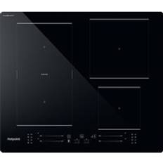 Hotpoint induction hob black Hotpoint CleanProtect TS8660CCPNE 59cm