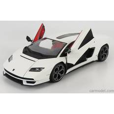 Voitures de Slot BBurago Véhicule 1/24 Lamborghini Countach LPI 800-4 Blanc