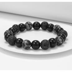 Shein Men Bracelets Shein RINTOLER pc Mens Minimalist Beaded Bracelet