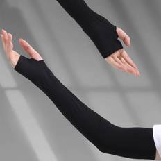 Shein Handskar & Vantar Shein Solid Fingerless Long Gloves