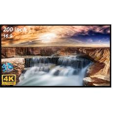 Etech 200-inch large projector screen 16:9 hanging projection screen movie screen