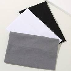 Headbands on sale Shein 3pcs Solid Color Wide Headbands