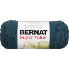 Yarnspirations Bernat Super Value Yarn Teal Heather 197g