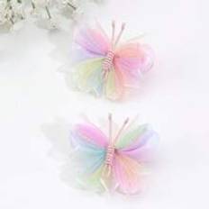 Shein 2pcs Butterfly Alligator Hair Clip For Hair