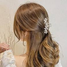 Shein Rhinestone Flower Decor Hair Claw Clips