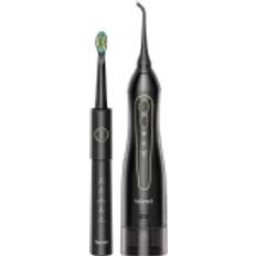 Sonic toothbrush with a set of tips and FW-5020E FW-E11 irrigator black