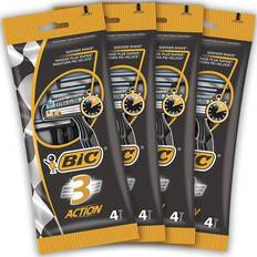 Bic Barbertilbehør Bic 3 Action Men's Disposable Razors Bundle of 4 Packs of 4