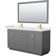 Vanity Units for Double Basins Wyndham Collection Wcf2929-66D-Vca-M58 Miranda 66