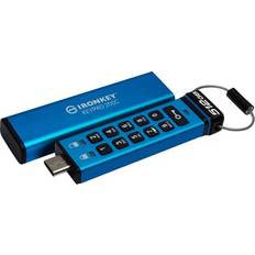 Minnekort & minnepenner Kingston 512GB USB-C IronKey Keypad 200C FIPS 140-3 Lvl 3 Pending AES-256