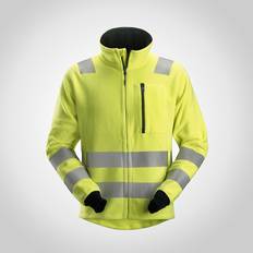 Toe Cap Work Jackets Snickers ProtecWork Fleece jacket, High-Vis Class High Vis Yellow