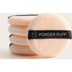 Vegan Sponges Shein 5pcs Round Powder Puff