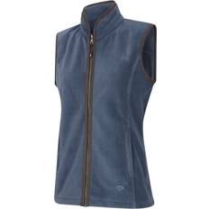 Grey - Women Vests Hoggs of Fife Hoggs Of Fife Womens Stenton Fleece Gilet Slate Grey 12-14