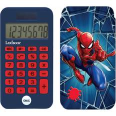 Lexibook Marvel Spider-Man Calculatrice de Poche, Fonctions Classiques et évoluées, Couvercle Rigide de Protection, à Piles, Bleu/Rouge, C45SP