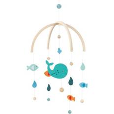 Wood Baby Nests & Blankets Goki Mobile Whale