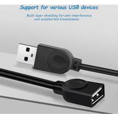 Usb 2.0 Cable To Female Connection Line For Keyboard, High-speed Usb Hub