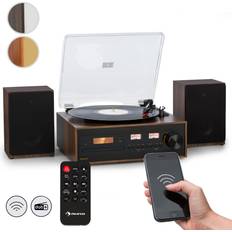 Sistemas de Audio Auna Oxford SE Miniequipo Estéreo DAB+/FM BT Vinilos CD AUX