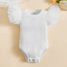 Shein Baby Ruffle Trim Bodysuit