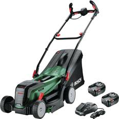 Bosch Lawn Mowers Bosch Universal Rotak 37-550 (2x4.0Ah) Battery Powered Mower