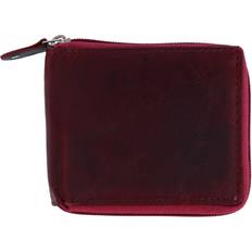 CTM men's rfid zip around wallet