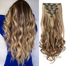 Shein 7pcs Clip In Long Curly Synthetic Hair Extension