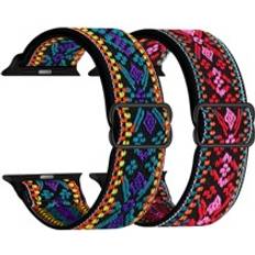 Shein Apple Watch Elastic Nylon Bands 2pcs