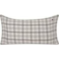 Lexington Checked Flanell Örngott Grå, Vit (70x50cm)