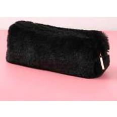 Pencil Case Shein Plain Plush Pencil Bag 1pc
