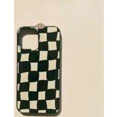 Shein Twisted Checkered Phone Case Compatible With iPhone 15/15Pro/15Plus/15Promax