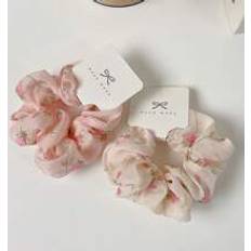 Shein 2pcs Floral Print Scrunchie