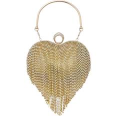 Shein Glitter Bling,Shiny Glamorous,Elegant,Exquisite Mini Novelty Bag Fringe Decor Gold Funky For Party Dinner Bag,Evening Bag Rhinestone For Party Girl,Woman,For Female Perfect for Party,Wedding,Prom,Dinner/Banquet,For Cocktail Best gift for women
