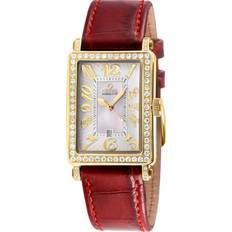 Gevril Womens Swiss Quartz IPYG Stainless Steel Watch