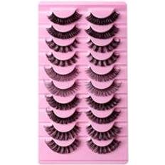 Cosmetics Shein Curl Mixed Style Russian Volume False Eyelashes - Crossed Fluffy