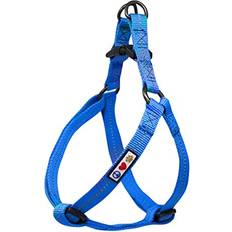 Pawtitas Recycled Blue Reflective Step In Dog Harness, X-Small