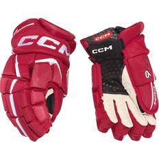 CCM Hockeyhandskar Jetspeed FT6 Jr Red/White