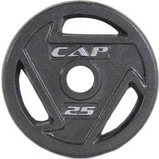 Barbell Bars on Black Friday sale Cap Barbell Olympic Grip Weight Plate, Single, Black, 5 Pound