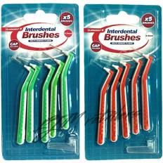 pack of 5 interdental brushes helps remove plaque tooth brush teeth