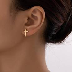 Shein Cross Decor Stud Earrings