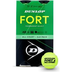 Tennisbollar på rea Dunlop tennisboll Fort All Court TS – för sand, hård plats och gräsmatta 2 x bi-pack -