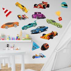 Shein Kids Car Print Wall Sticker