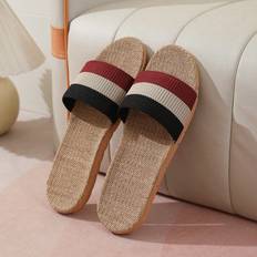 Herr - Multifärgade Innetofflor Shein Fashion Slippers For Men, Color Block Bedroom Slippers
