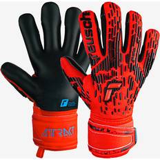 Calcio reusch Guanti Calcio Attrakt Freegel Silver Rosso Nero Bambino Argento/Nero/Rosso