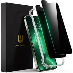 Privacy Screen Protector for iPhone 14 Plus iPhone 13 Pro Max Shatterproof Tempered Glass [True 28°Anti Spy][9H Hardness][Easy Installation Frame] Matte Protector for Apple 6.7 -2 Pack