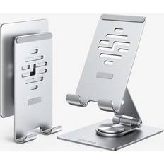 Shein Anti-Slip Adjustable Cellphone And Tablet Holder Stand Aluminum,360 Degree Swivel Adjustable Base